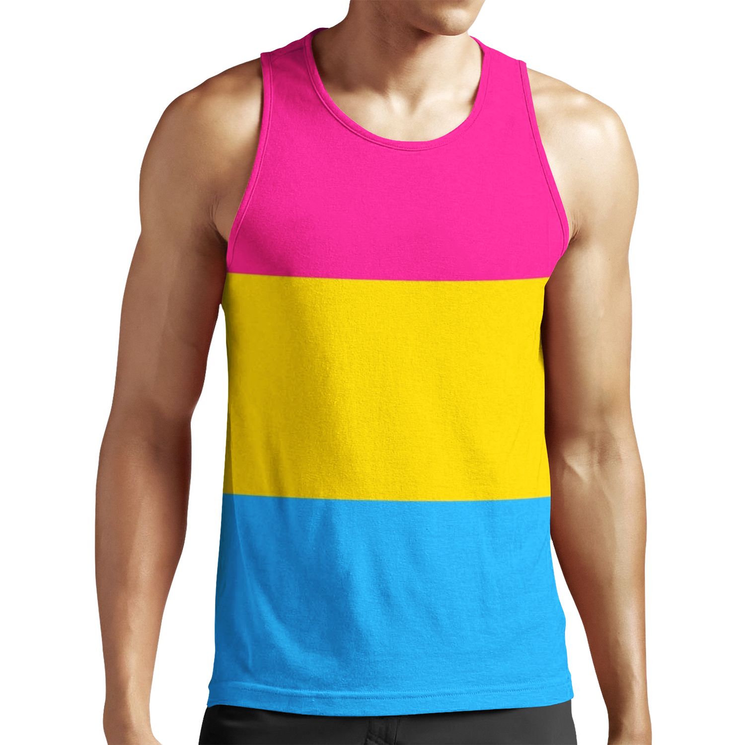 Pansexual Pride Flag Shirt All-over-print Unisex Tank Top
