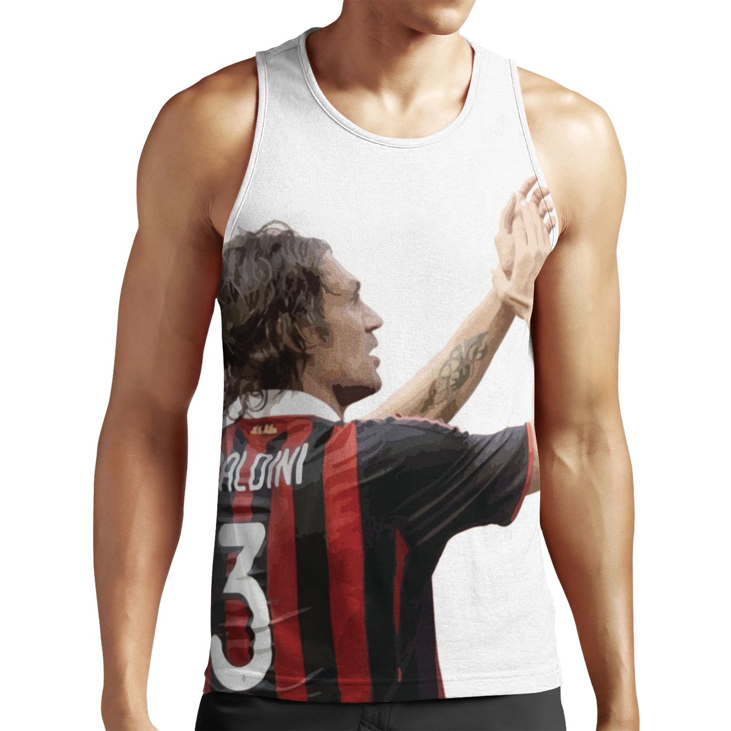 Paolo Maldini Football Legends All-over-print Unisex Tank Top