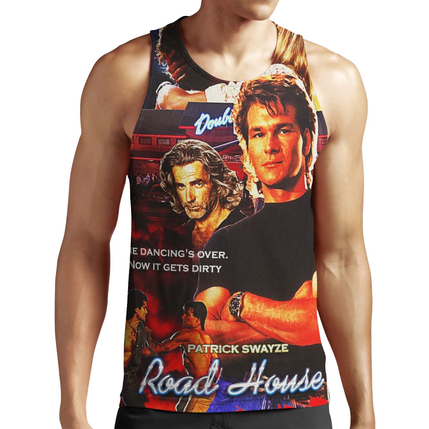 Patrick Swayze Road House All-over-print Unisex Tank Top