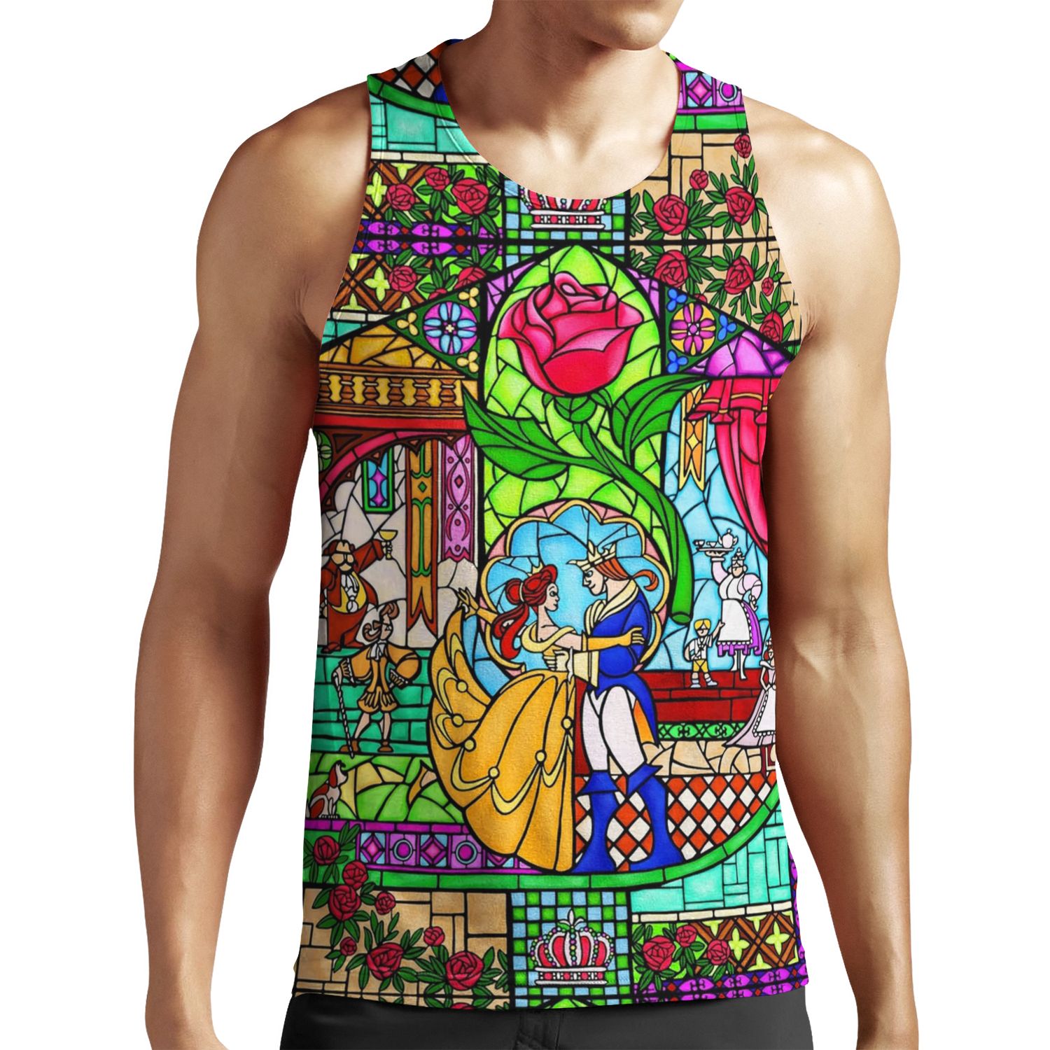 Patterns Of The Stained Glass Window All-over-print Unisex Tank Top