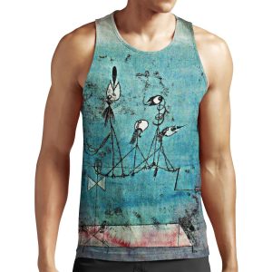 Paul Klee Artwork Twittering Machine All-over-print Unisex Tank Top