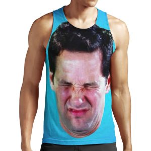 Paul Rudd Hard At Work All-over-print Unisex Tank Top