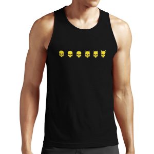 Payday 2 Difficulty Skulls All-over-print Unisex Tank Top