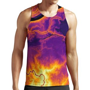 Peace Athabasca Delta 5 Inferno All-over-print Unisex Tank Top
