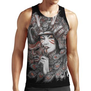Peacock Samurai All-over-print Unisex Tank Top