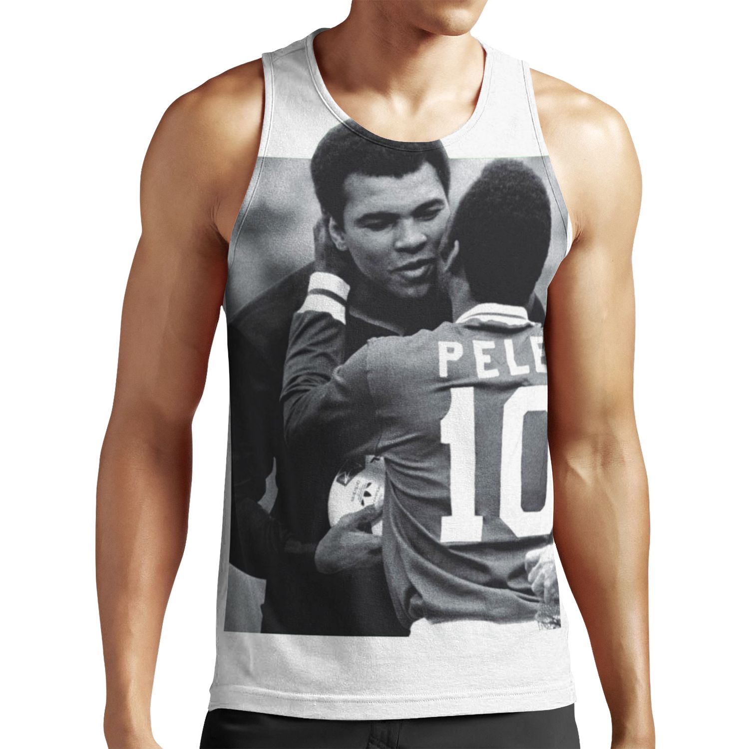 Pele Muhammad Ali All-over-print Unisex Tank Top