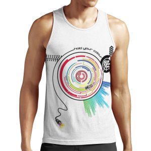 Pendulum Vinyl Music Mashup All-over-print Unisex Tank Top