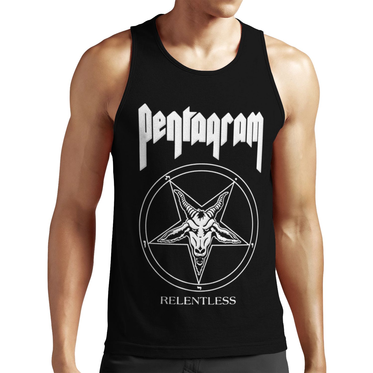 Pentagram Relentless All-over-print Unisex Tank Top
