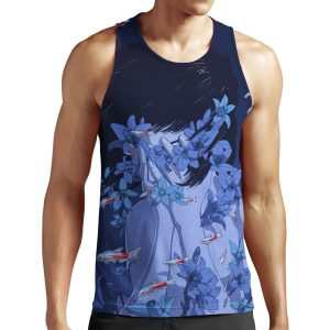 Perfect Blue All-over-print Unisex Tank Top
