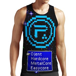 Periphery 8 Bit Blue Select Difficulty All-over-print Unisex Tank Top