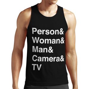 Person Woman Man Camera Tv All-over-print Unisex Tank Top