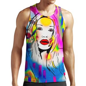 Pete Burns Collection Merchandise By Dusty O All-over-print Unisex Tank Top