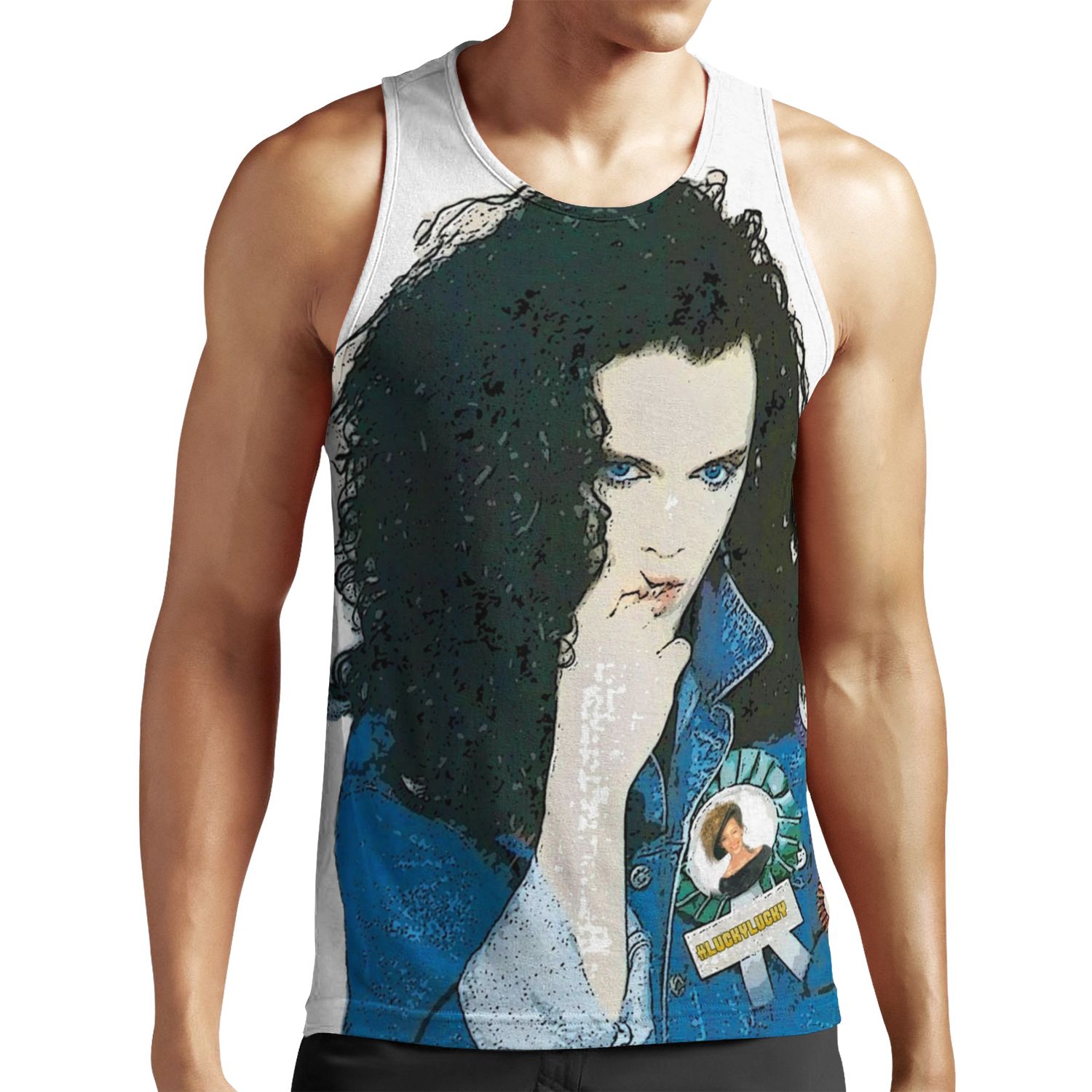 Pete Burns Lucky Shiny Star All-over-print Unisex Tank Top
