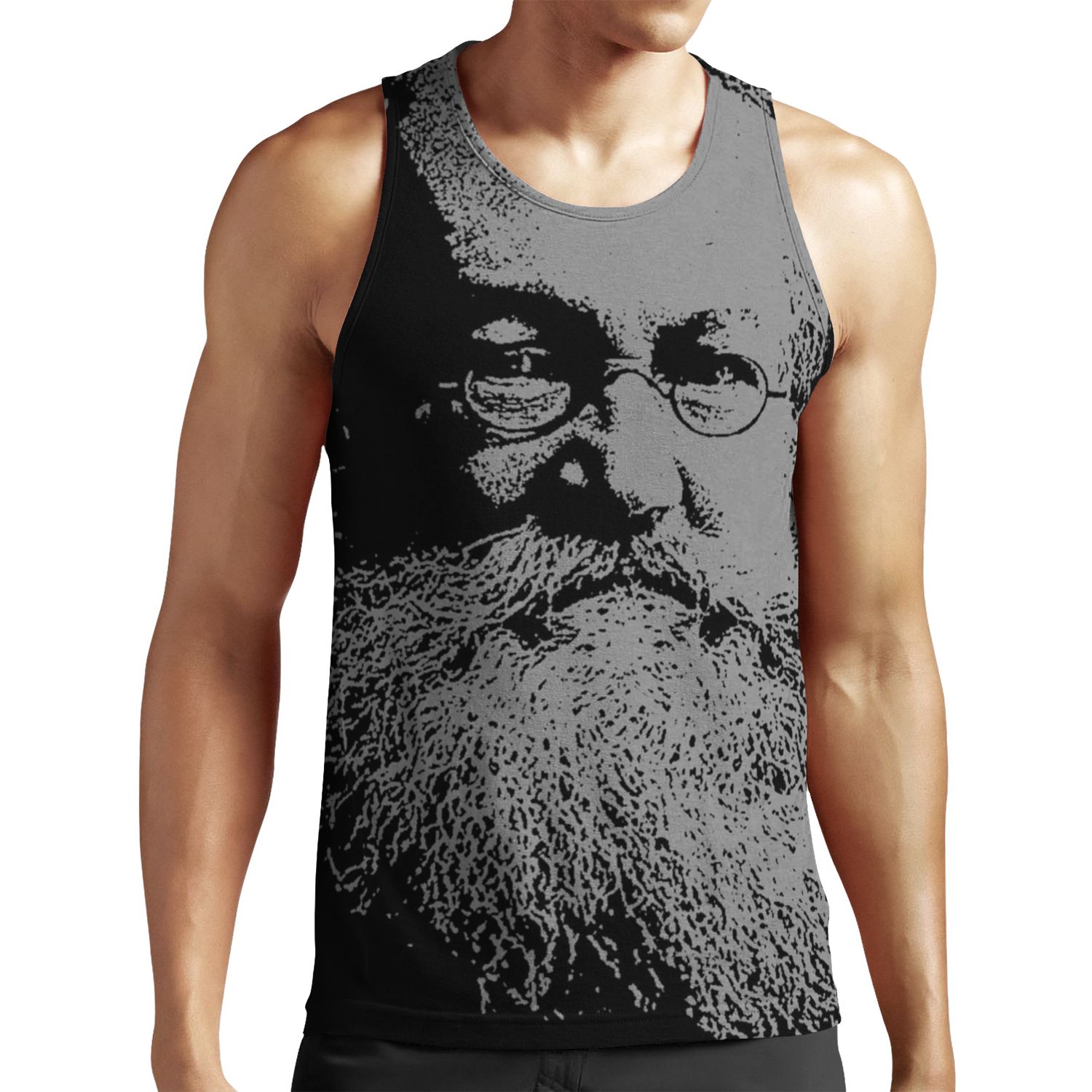 Peter Kropotkin All-over-print Unisex Tank Top