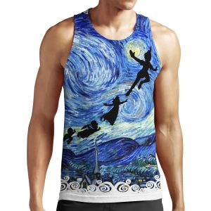 Peter Pan Starry Night All-over-print Unisex Tank Top