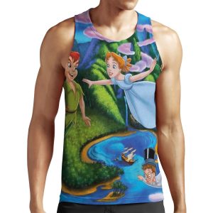 Peter Pan Tinkerbell 3 All-over-print Unisex Tank Top