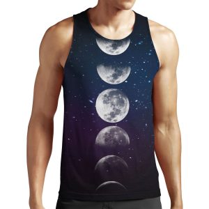 Phases Of The Moon All-over-print Unisex Tank Top