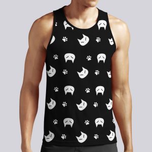 Pierce%27S Iconic Cat Shirt All-over-print Unisex Tank Top