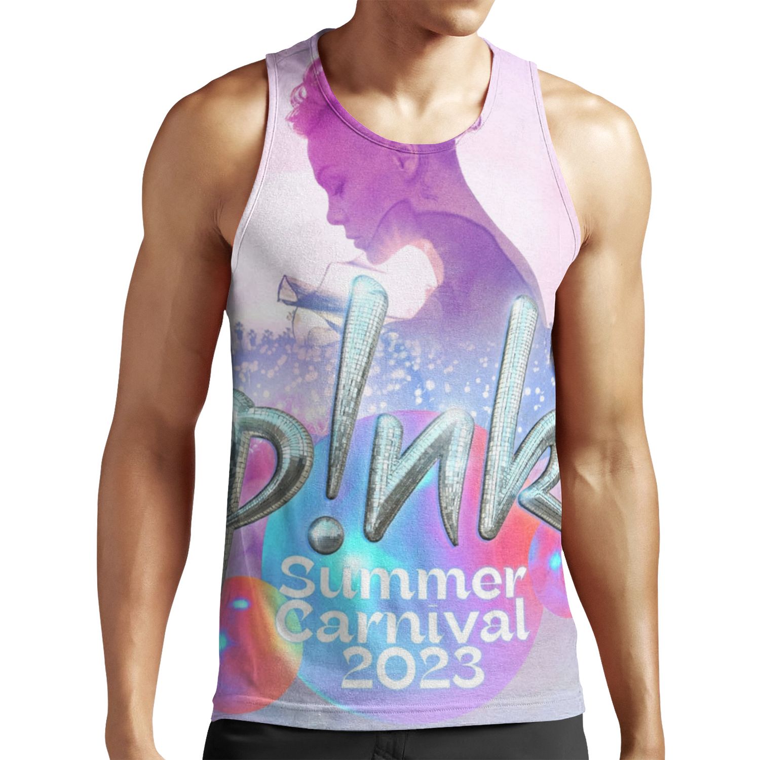 Pink Summer Carnival Tour 2023 Masokber All-over-print Unisex Tank Top