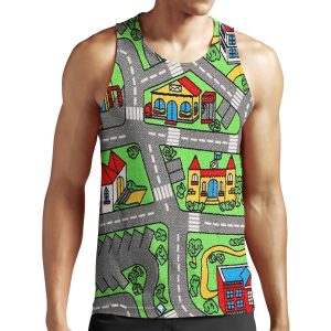 Play Carpet Toy Mat Childeren Meme All-over-print Unisex Tank Top