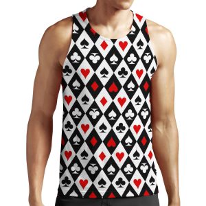 Playing Cards Suit Symbols All-over-print Unisex Tank Top