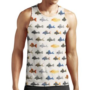 Pleco All-over-print Unisex Tank Top