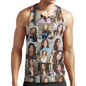Pokimane Collage Artwork All-over-print Unisex Tank Top