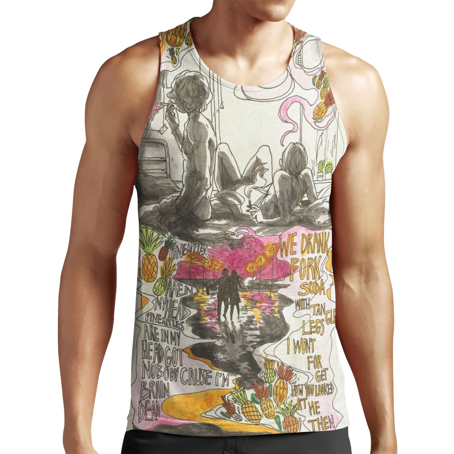 Pork Soda All-over-print Unisex Tank Top