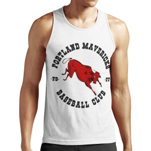 Portland Mavericks Baseball Club Shirt Retro Vintage 70S Tbt All-over-print Unisex Tank Top