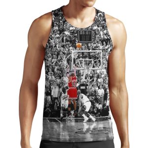 Poster Michael Jordan Chicago Bulls Last Shot All-over-print Unisex Tank Top