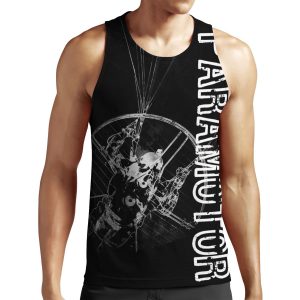 Ppg Paramotoring And Paraglider Paramotor All-over-print Unisex Tank Top Paragliding Gift All-over-print Unisex Tank Top