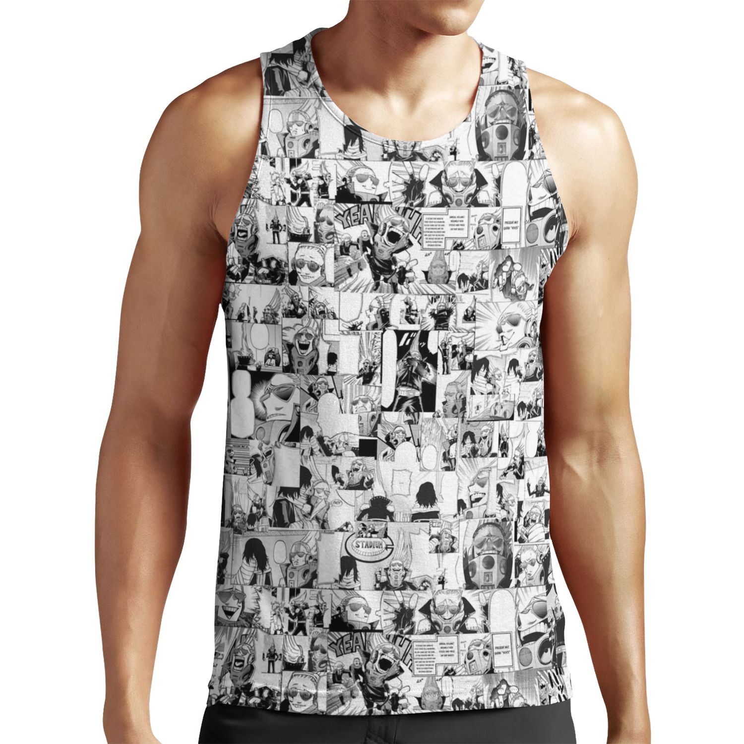 Present Mic Collage All-over-print Unisex Tank Top