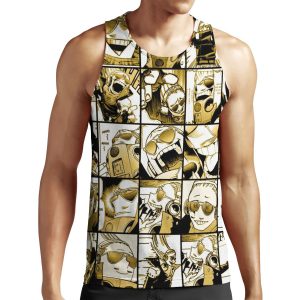 Present Mic Color Version My Hero Academia Collage All-over-print Unisex Tank Top