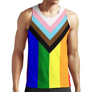 Progress Pride Flag All-over-print Unisex Tank Top