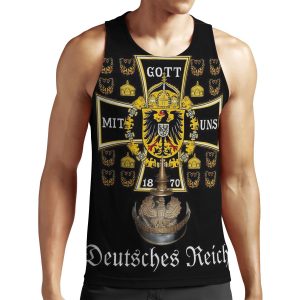 Prussian Battle Flag Of 1870 All-over-print Unisex Tank Top