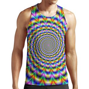 Psychedelic Swirl All-over-print Unisex Tank Top