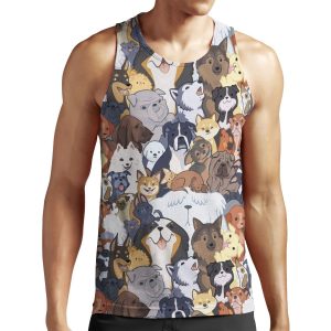 Pupper Party All-over-print Unisex Tank Top