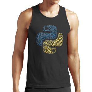 Python Programmer All-over-print Unisex Tank Top And Hoodie All-over-print Unisex Tank Top