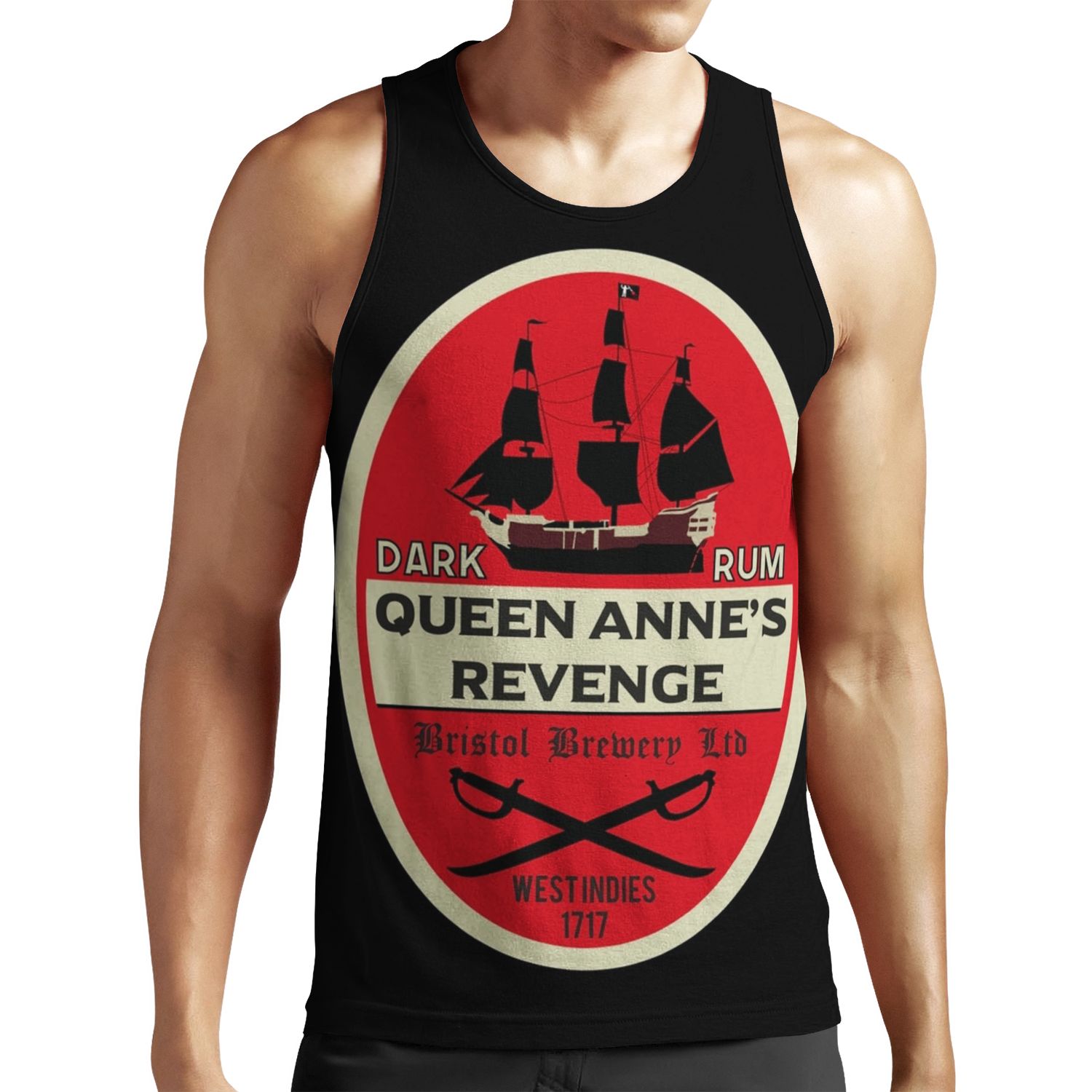 Queen Anne S Revenge Dark Rum All-over-print Unisex Tank Top