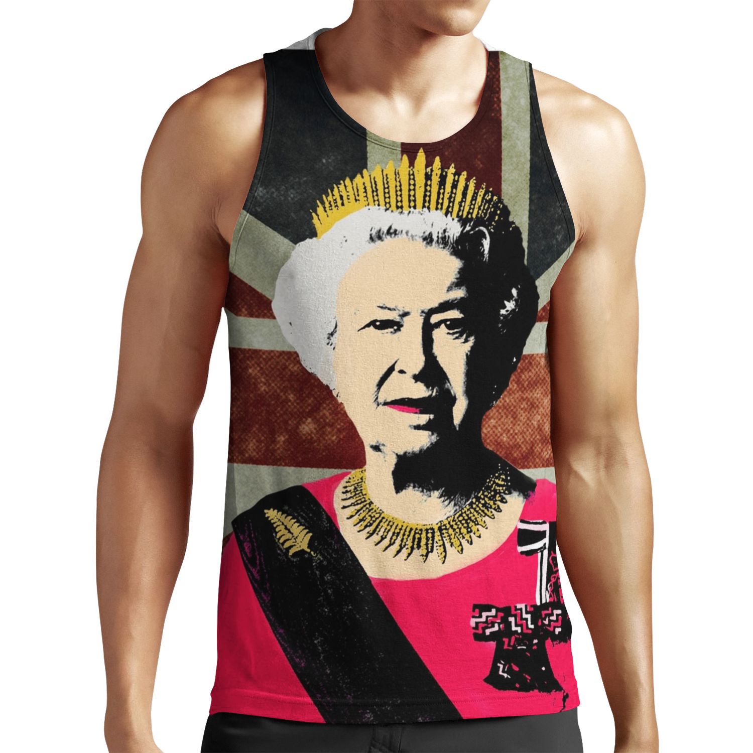 Queen Elizabeth Ii All-over-print Unisex Tank Top