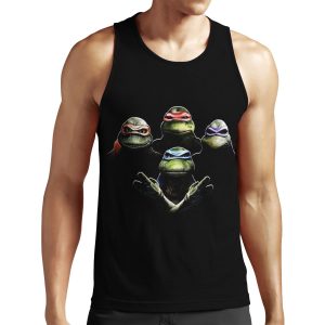 Queen Ninja Turtles All-over-print Unisex Tank Top