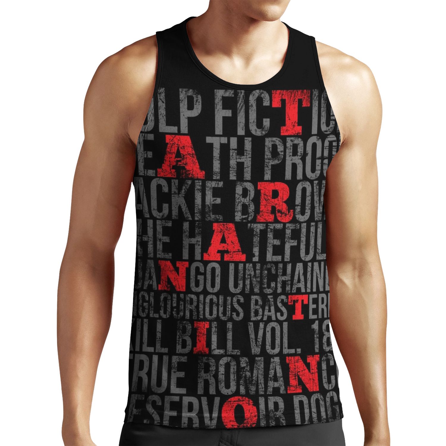 Quentin Tarantino Movies Vintage Grunge Style All-over-print Unisex Tank Top