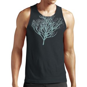 Quentin Tree All-over-print Unisex Tank Top