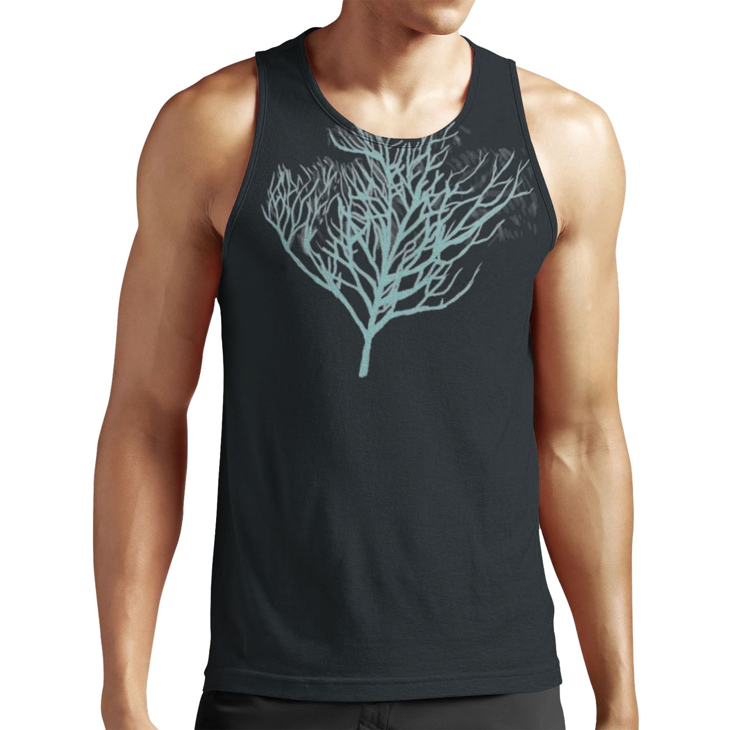 Quentin Tree All-over-print Unisex Tank Top