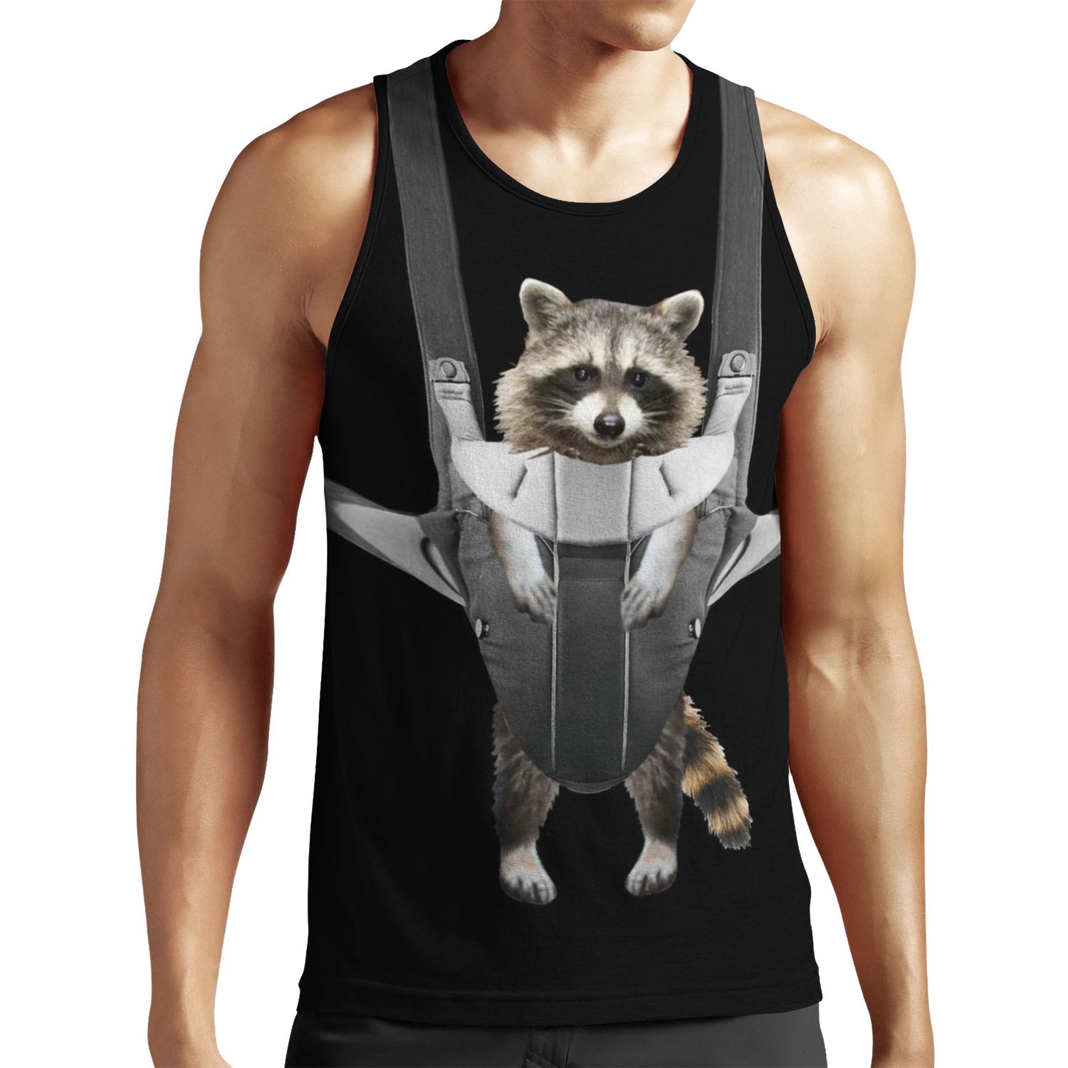 Raccoon Whisperer All-over-print Unisex Tank Top