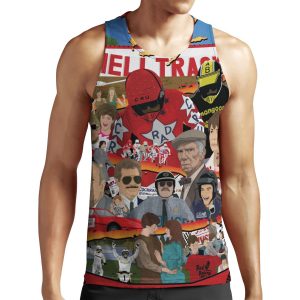 Rad Poster Bmx Tribute Full Color All Cast All-over-print Unisex Tank Top