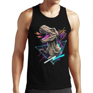 Rad T Rex All-over-print Unisex Tank Top