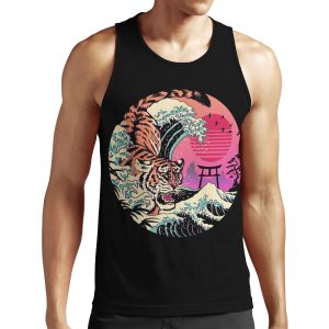 Rad Tiger Wave All-over-print Unisex Tank Top