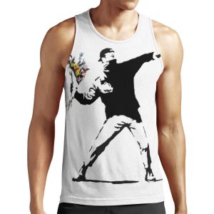 Rage Flower Bomber Stencil All-over-print Unisex Tank Top