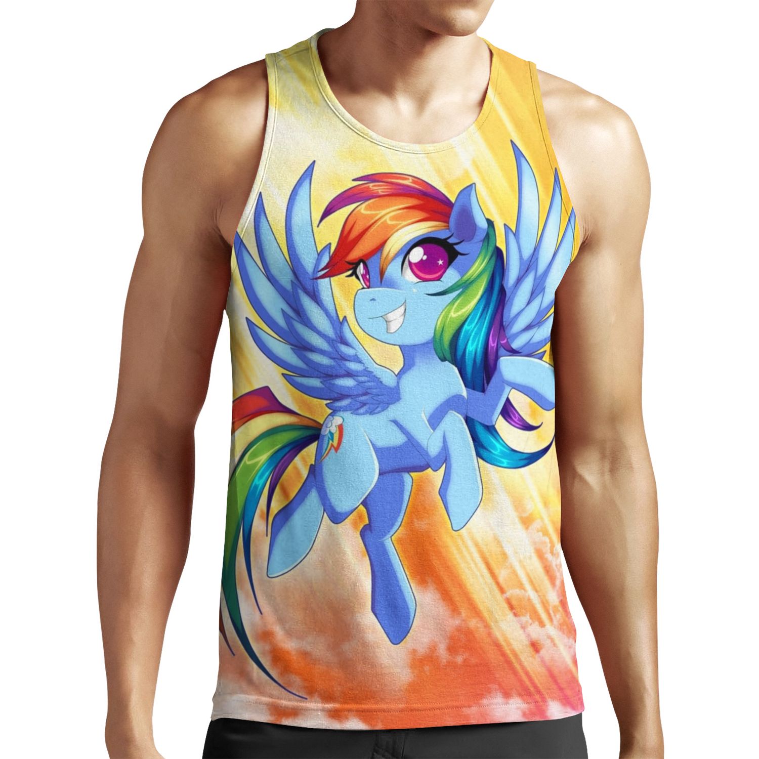 Rainbow Dash All-over-print Unisex Tank Top